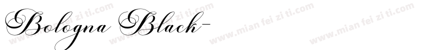 Bologna Black字体转换